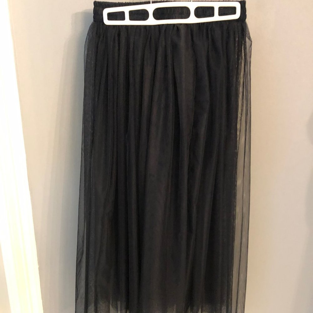 Pomegranate Moon Black Tulle Skirt